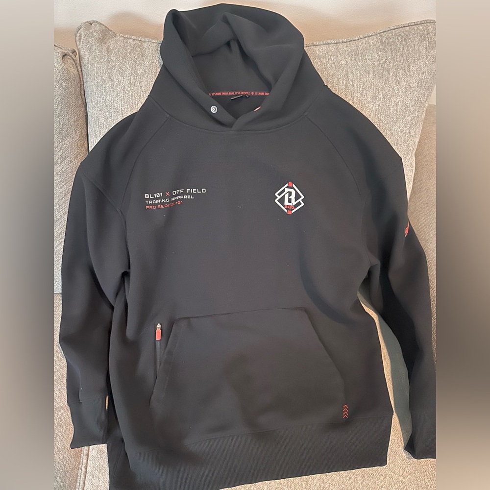 Baseball 101 Off Field Black Hoodie